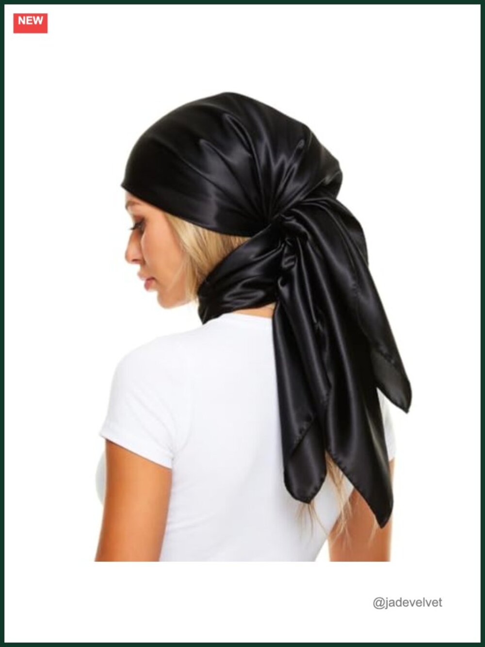 Large 35" Satin Square Scarf Lightweight Neck Hair Wrap Fashion Headscarf
